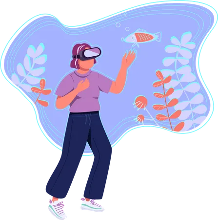 Réalité virtuelle  Illustration