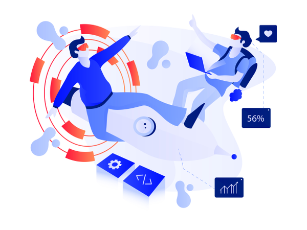 Réalité virtuelle  Illustration