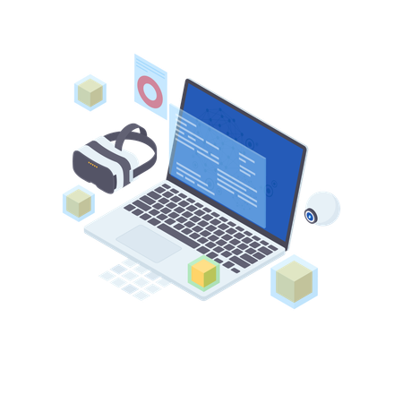 Réalité virtuelle  Illustration