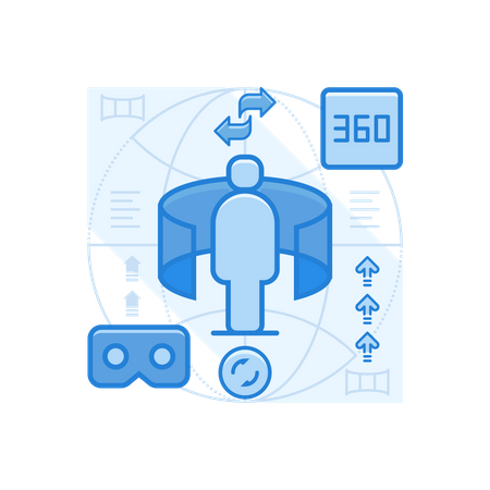 Réalité virtuelle  Illustration