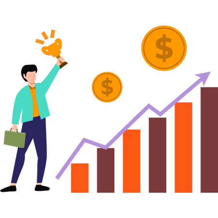 Realização de negócios  Ilustração