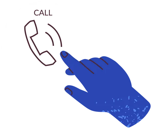 Receive incoming phone call  Illustration