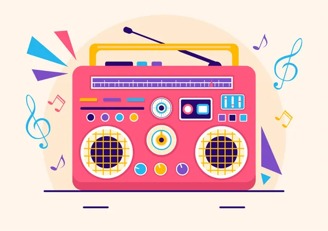 Récepteur de radio  Illustration