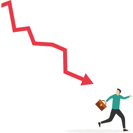 Recesión económica  Ilustración