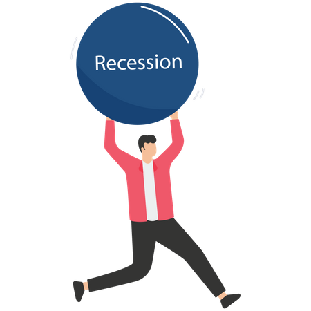 Recesión económica  Ilustración