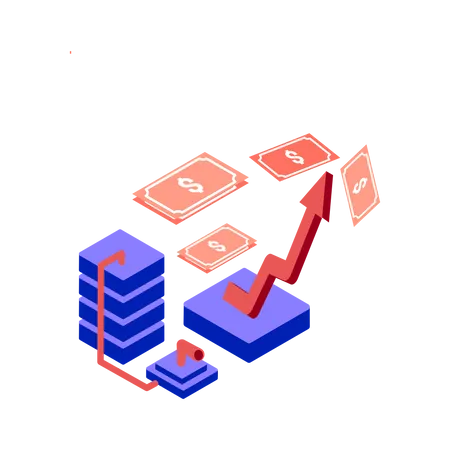 Inflação de recessão  Ilustração