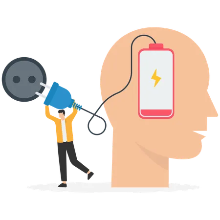 Recharge Yourself  Illustration