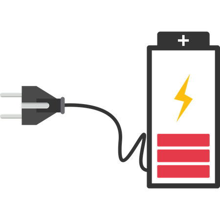 Rechargeable battery  Illustration