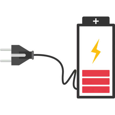 Rechargeable battery  Illustration