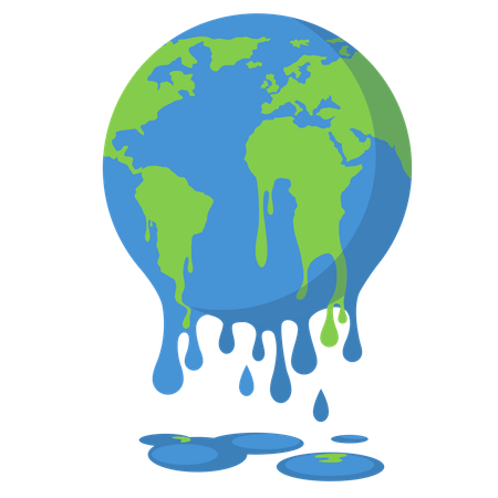 Le réchauffement climatique  Illustration