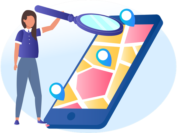 Emplacement de recherche  Illustration