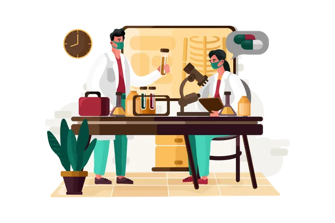 Recherche médicale  Illustration