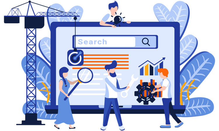 Recherche sur Internet  Illustration