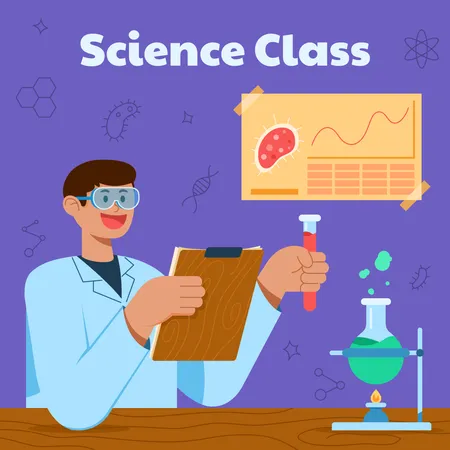 Rechercher et étudier les sciences  Illustration