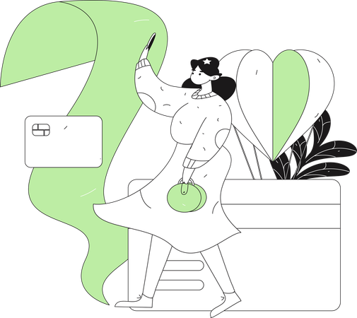 Rechnungszahlung  Illustration