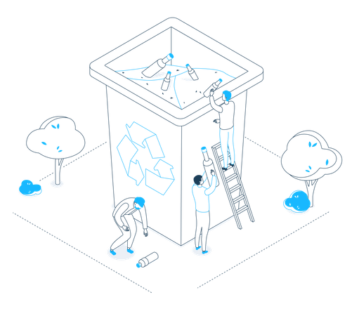 Reciclaje  Ilustración