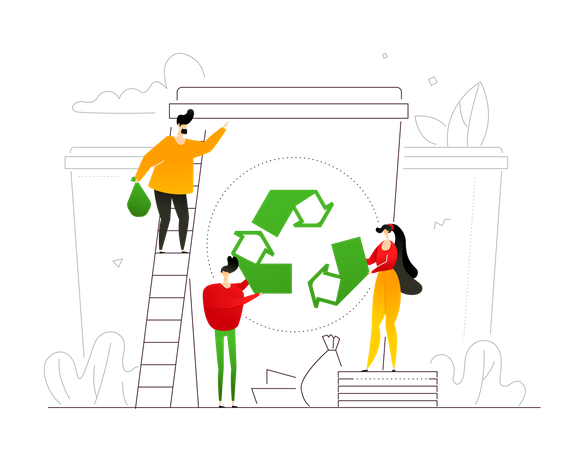 Reciclaje  Ilustración