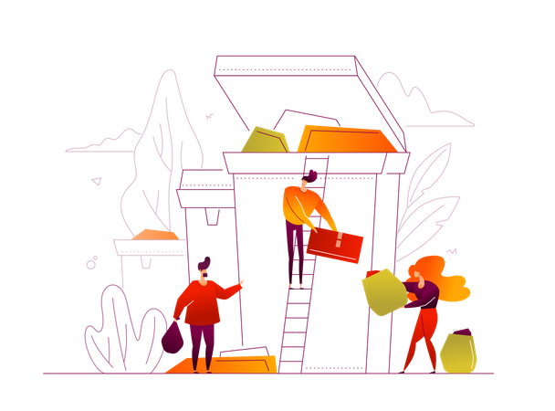 Reciclaje  Ilustración