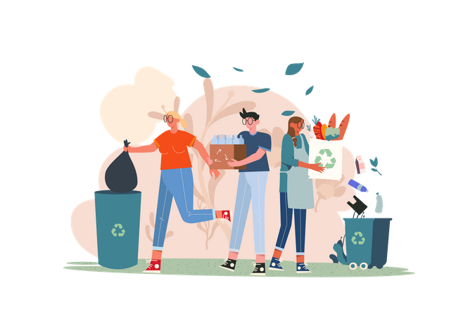 Reciclaje  Ilustración
