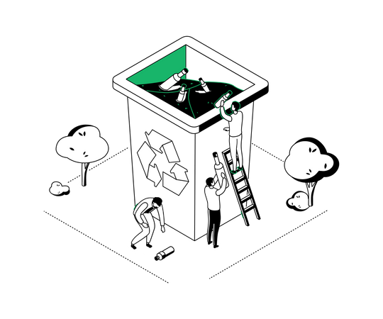Reciclaje  Ilustración
