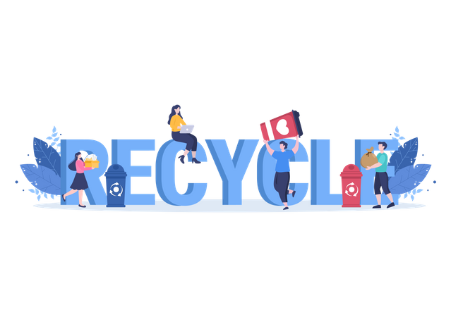 Reciclar  Ilustração
