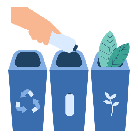 Reciclar lixo  Ilustração