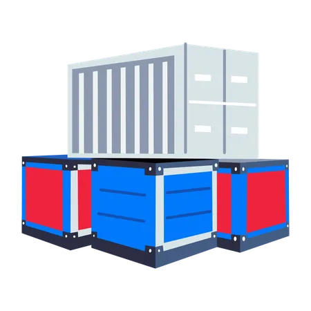 Containers  Ilustração