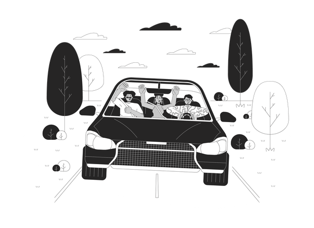 Reckless driving  Illustration