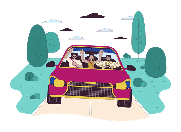 Reckless driving  Illustration