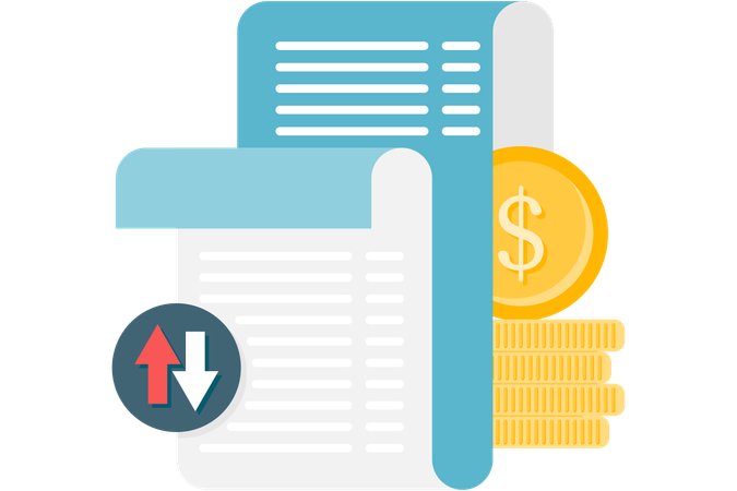 Recording of cash inflows and outflows  Illustration