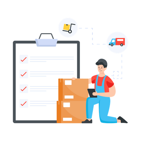 Records Management  Illustration