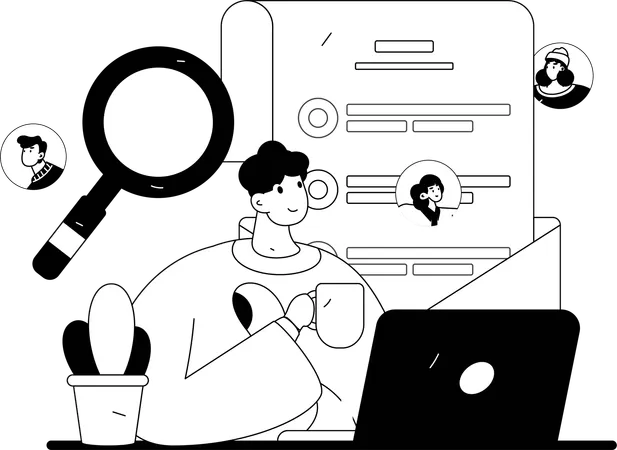 Recruitment Process  Illustration