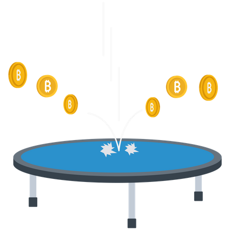 Recuperação do preço do bitcoin  Ilustração