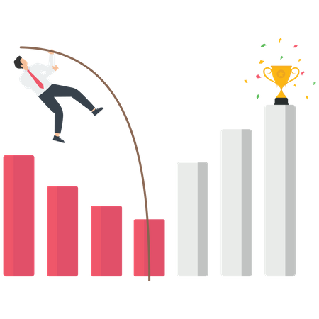 Recuperación de beneficios tras la crisis económica  Ilustración