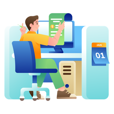 Recurring Bill Payments  일러스트레이션