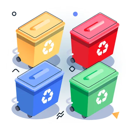 Recycle bin Illustration