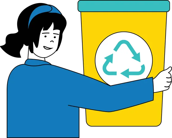 Recycle bin  Illustration