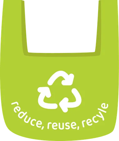 Recycling bag  Illustration