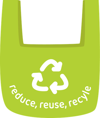 Recycling bag  Illustration