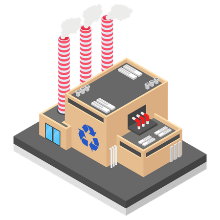 Recycling Factory  イラスト