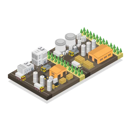 Recycling Of Vegetable Waste  Illustration