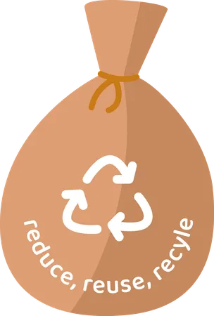 Recycling-Sack  Illustration