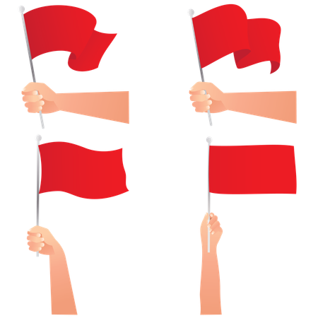 Red flag  イラスト