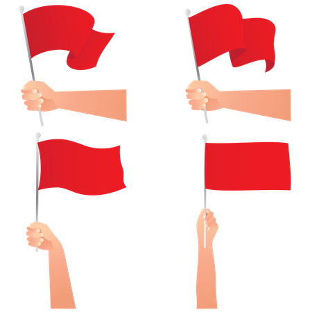 Red flag  Illustration