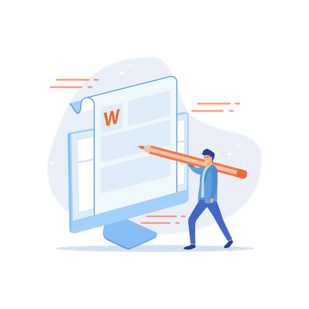 Redacción de contenido creativo  Ilustración