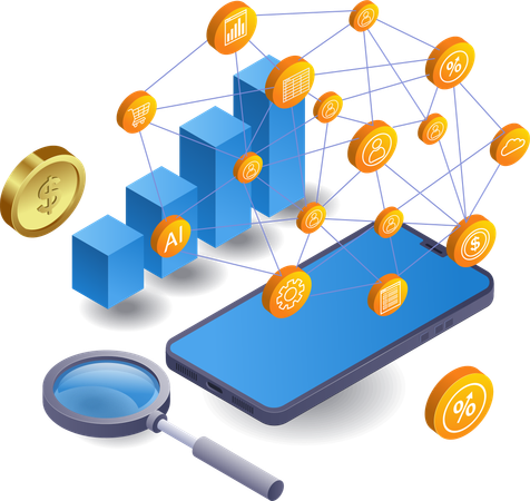 Rede de desenvolvimento de negócios  Illustration