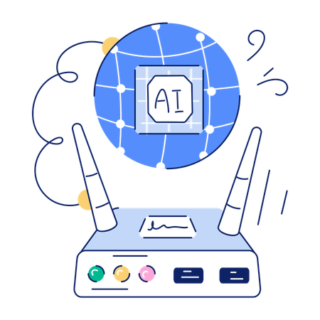 Rede sem fio  Illustration