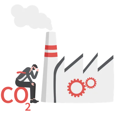 Reducción de dióxido de carbono  Ilustración