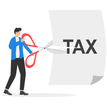 Réduction d'impôt  Illustration