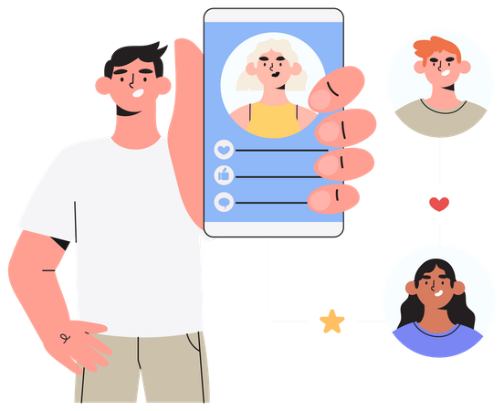 Refer a friend  イラスト